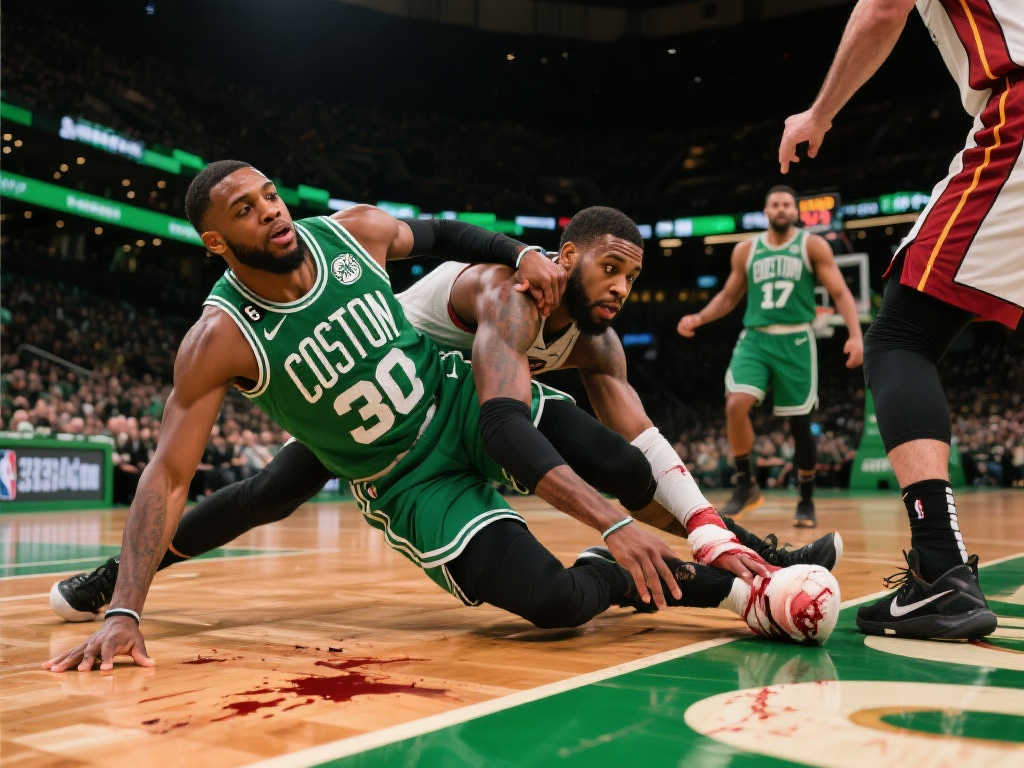 不惧伤痛，绿军巨塔重现NBA版斯巴达勇士精神！